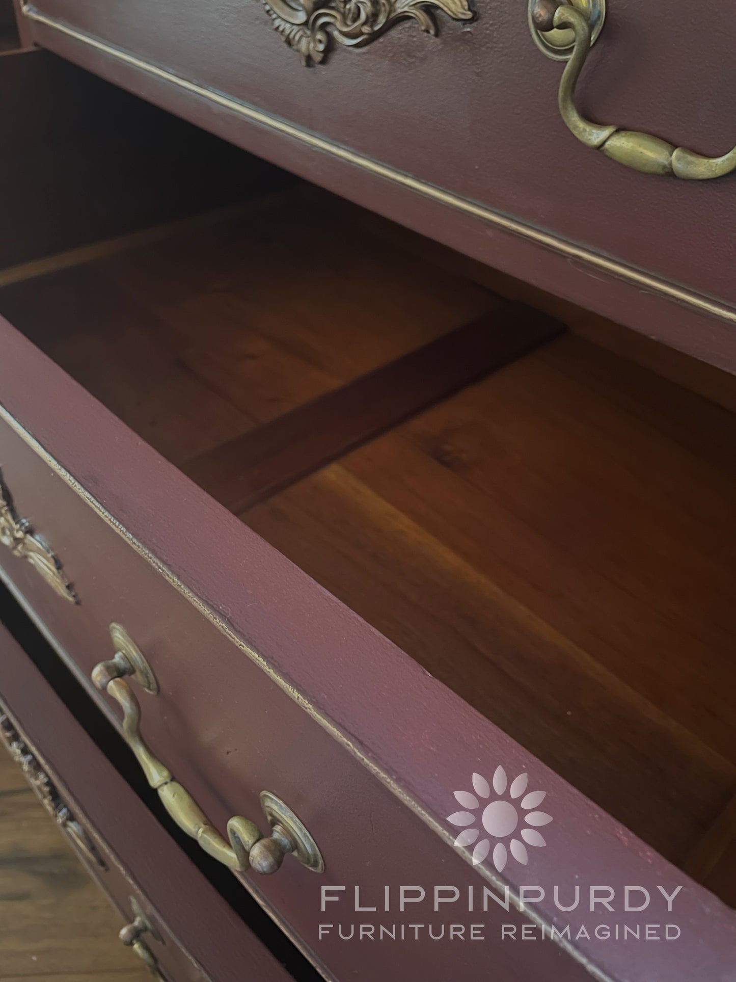 Antique Solid Wood Buffet