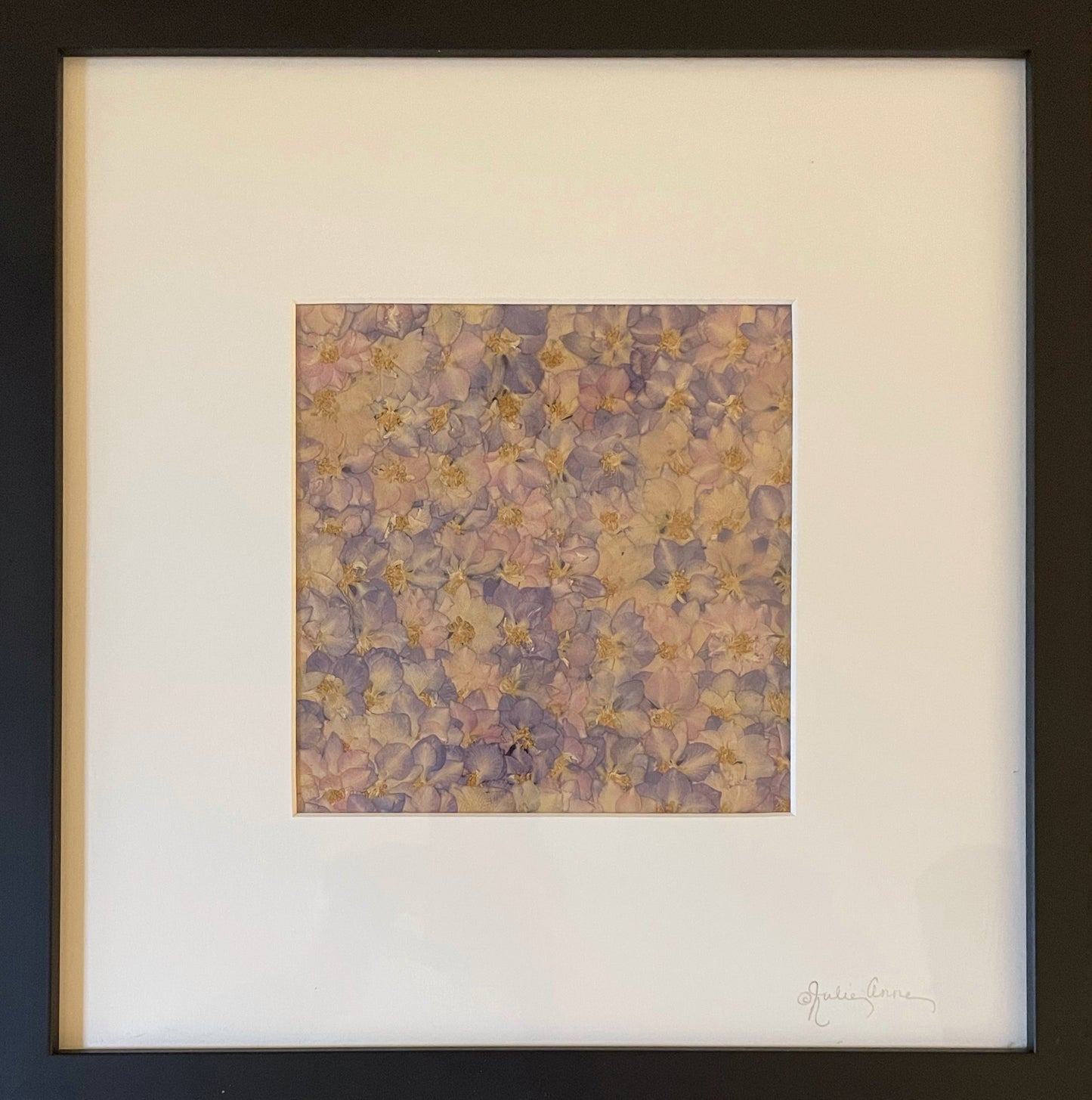 Julie Anne Pink & Purple Floral Art