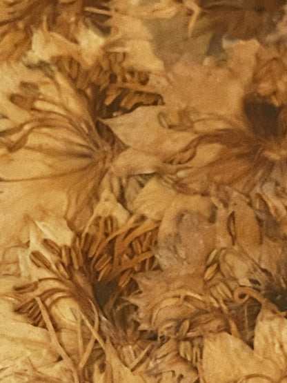 Julie Anne Floral Artwork in Golden Yellows