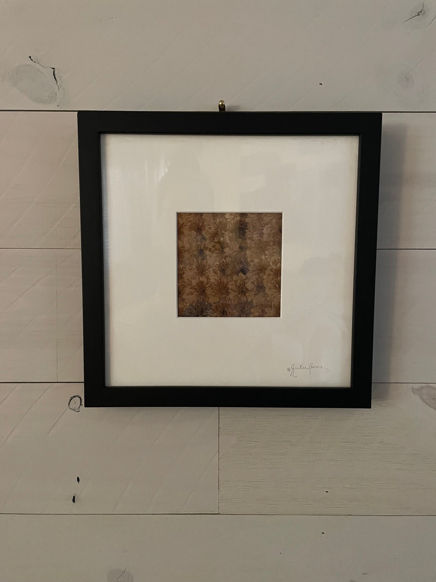 Julie Anne Floral Artwork in Golden Yellows