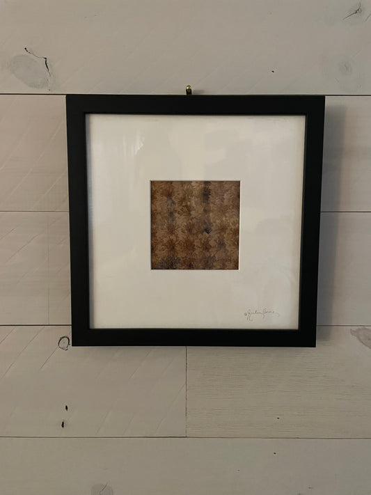 Julie Anne Floral Artwork in Golden Yellows